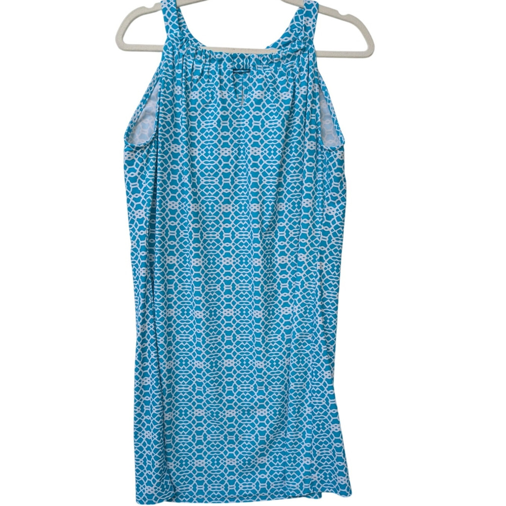 Aryeh Ladies Nylon/spandex Summer Swim Dress Turquoise -M- Nice! -34